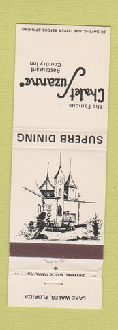 Matchbook Cover - Chalet Suzanne Restaurant Lake Wales FL WEAR
