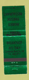 Matchbook Cover - Morris Fireside Restaurant Cannon Beach OR GREEN