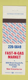 Matchbook Cover - Fast n Gas Market Nashville TN