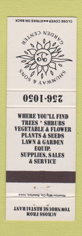 Matchbook Cover - Shumway & Sons Garden Center