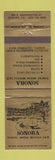 Matchbook Cover - Sonora Towne House Motels Sonora CA