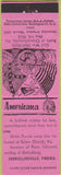 Matchbook Cover - Perkins Americana Civil War Chancellorsville VA Pink