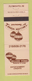 Matchbook Cover - Balloon Wurks Restaurant Plymouth IN