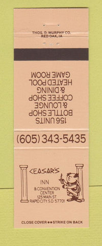 Matchbook Cover - Ceasar's Inn Rapid City SD