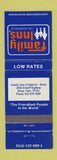 Matchbook Cover - Family Inns of America Alcoa TN WEAR