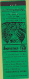 Matchbook Cover - Perkins Americana Civil War Chancellorsville VA Green