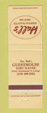 Matchbook Cover - Hall's Restaurants Fort Wayne IN