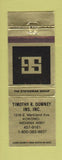 Matchbook Cover - Timothy Downey Statesman Group Kokomo IN insurance
