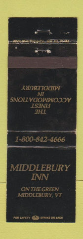 Matchbook Cover - Middlebury Inn VT