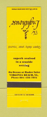 Matchbook Cover - The Lighthouse Virginia Beach VA