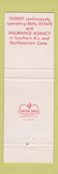 Matchbook Cover - TE Thorp Real Estate Westerly RI