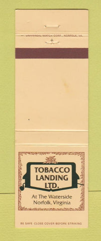Matchbook Cover - Tobacco Landing Norfolk VA