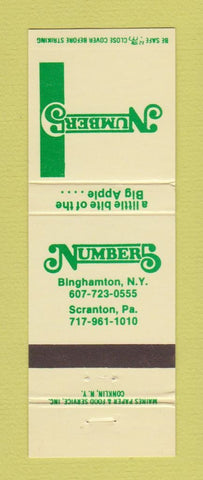Matchbook Cover - Number 5 Binghamton MNY