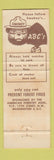 Matchbook Cover - Prevent Forest Firest Bluebird Farm Marshall VA