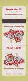 Matchbook Cover - Drunken Jack's Restaurant Murrells Inlet SC