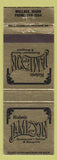 Matchbook Cover - Jameson Restaurant Wallace ID