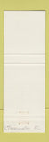 Matchbook Cover - Golden Dream Restaurant Clearwater FL