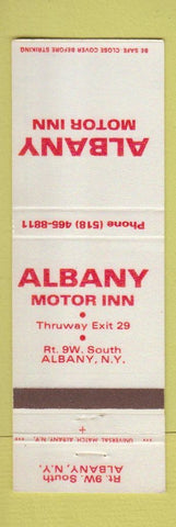 Matchbook Cover - Albany Motor Inn NY