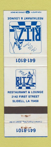 Matchbook Cover - Ole Town Ritz Slidell LA WEAR
