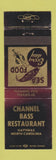 Matchbook Cover - Channel Brass Restaurant Hatteras NC