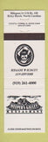 Matchbook Cover - Keeper's Galley Restaurant Kitty Hawk NC