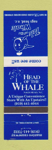 Matchbook Cover - Tale of the Whale Nags Head NC