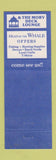 Matchbook Cover - Tale of the Whale Nags Head NC