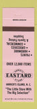 Matchbook Cover - East'ard Variety Store Harker's Island NC PINK
