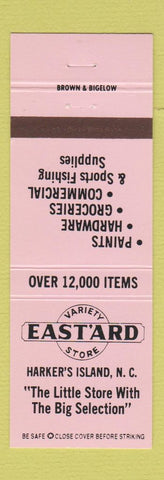 Matchbook Cover - East'ard Variety Store Harker's Island NC PINK