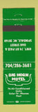 Matchbook Cover - Big Horn Motel Spinedale NC