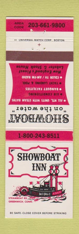 Matchbook Cover - Showboat Inn Greenwich CT