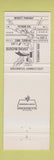Matchbook Cover - Showboat Inn Greenwich CT