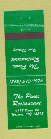 Matchbook Cover - Pines Restaurant Wassaic NY