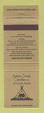 Matchbook Cover - Kettle Creek Candles