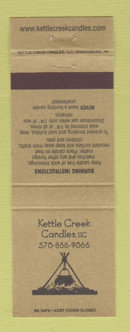 Matchbook Cover - Kettle Creek Candles