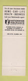 Matchbook Cover - Nationwide Insurance Paul shore Inez Elkin NC