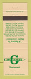 Matchbook Cover - McGuffey's Restaurant NC SC TN MO