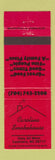 Matchbook Cover - Carolina Smokehouse Cashiers NC