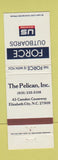 Matchbook Cover - Force Outboard Boat Motors The Pelican Elizabeth City NC
