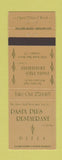 Matchbook Cover - Pasta Plus Pizza Cheshire CT
