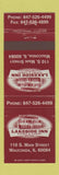 Matchbook Cover - Lakeside Inn Wauconda IL