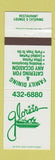 Matchbook Cover - Gloria's Restaurant