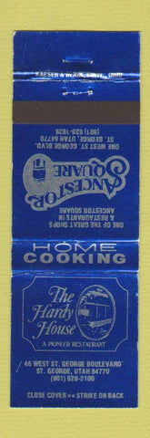 Matchbook Cover - Ancestor Square Hardy House ST George UT