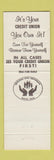Matchbook Cover - Steel Workers Credit Union Weirton WV
