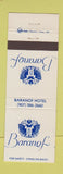 Matchbook Cover - Baranof Hotel AK
