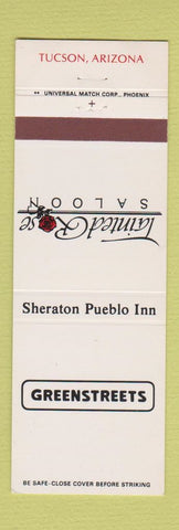 Matchbook Cover - Greenstreet Sheraton Tucson AZ