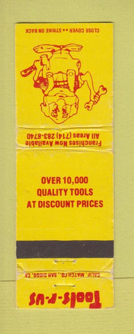 Matchbook Cover - Tools R Us WORN