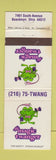 Matchbook Cover - The Magic Twanger Boardman OH frog WEAR