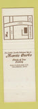 Matchbook Cover - Monte Carlo Ristorante Columbus OH
