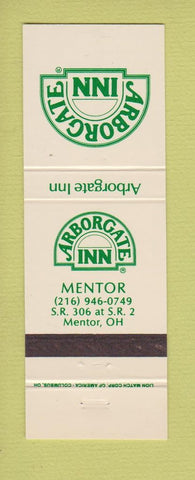 Matchbook Cover - Arborgate Inn Mentor OH